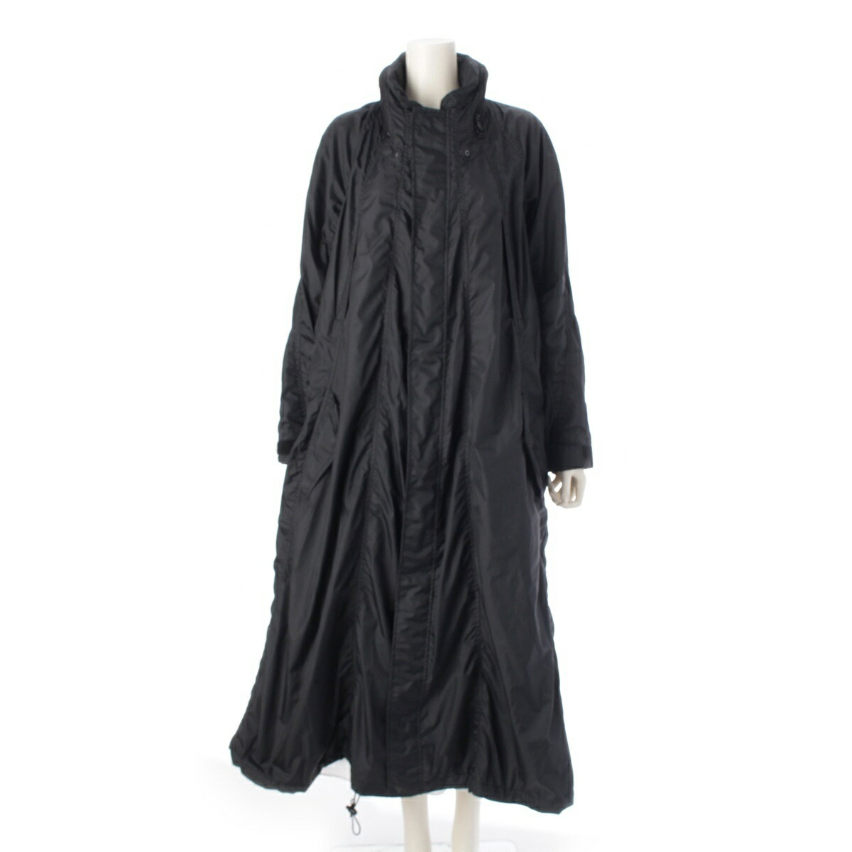 【80's Issey Miyake Men コート　羊毛　ブラック イカコート archive 1980's ISSEY MIYAKE “IKA COAT” | NOIR ONLINE