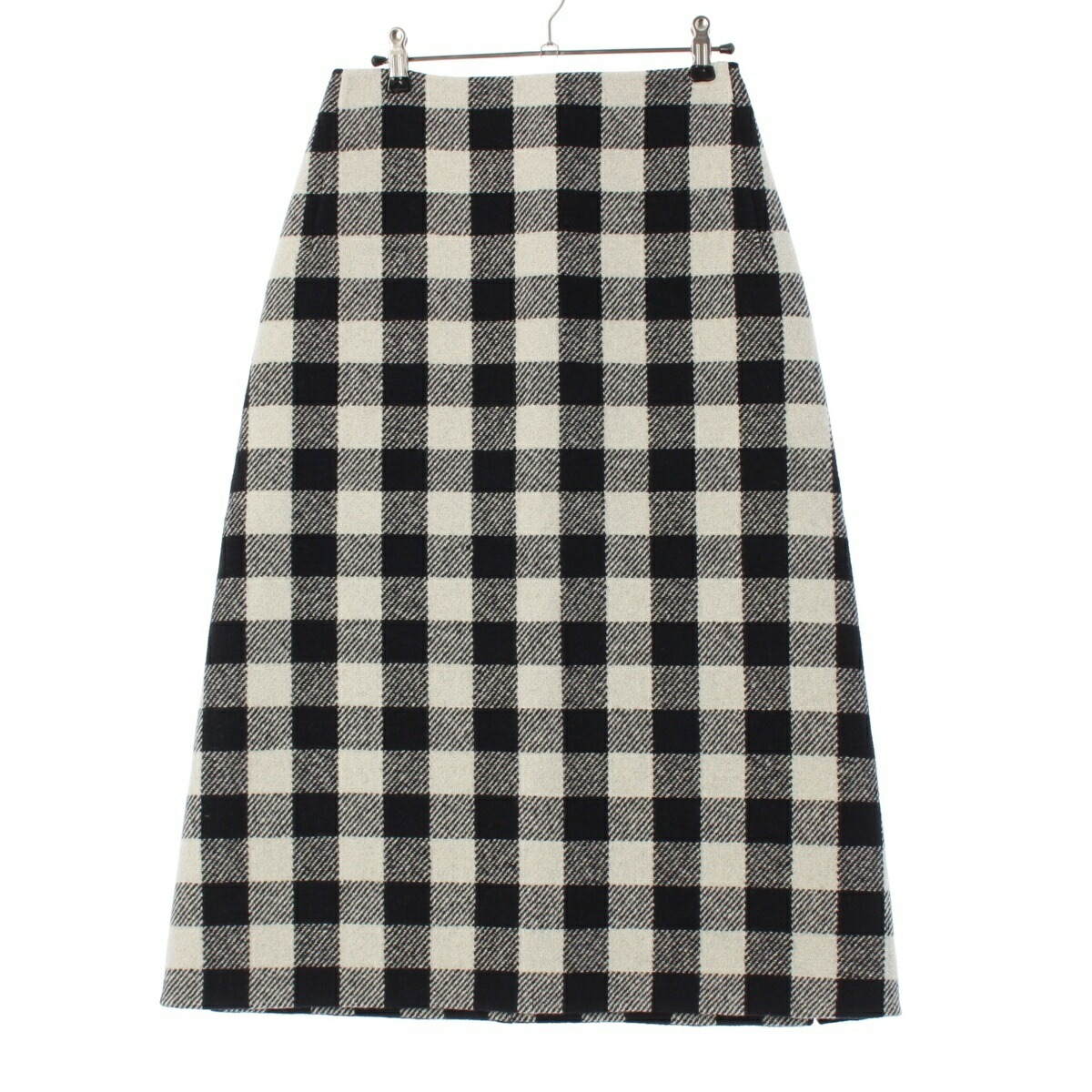 現行 23AW ドゥロワー シルク混 総柄 ドット ロング スカート イエローS レディース 23AW ドゥロワー シルク混 総柄 ドット ロング スカート