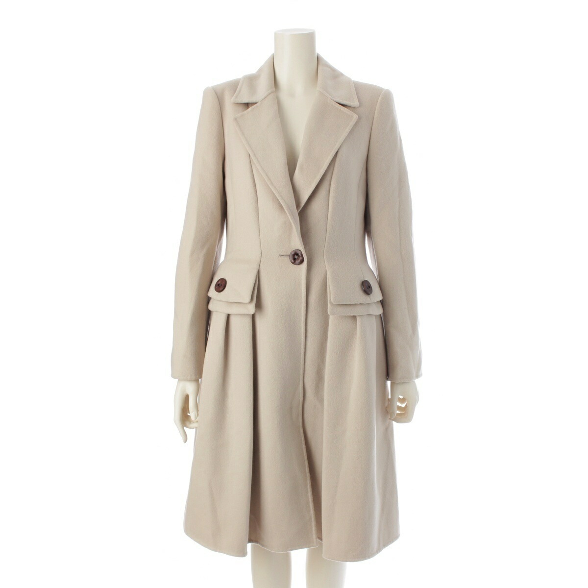 フォクシー トレンチコート アウター シルク 100% ベージュ 40 フォクシー トレンチコート アウター シルク 100% ベージュ 40