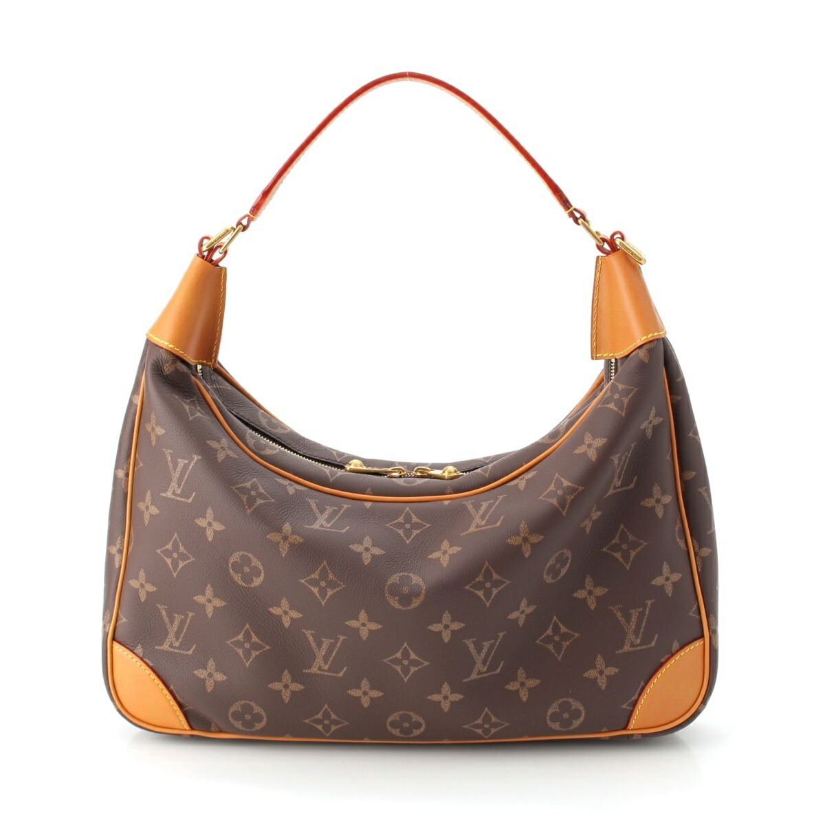 ルイヴィトン LOUIS VUITTON 25SS カーフレザー モノグラム ブローニュ ホーボー 2way ショルダーバッグ M14196 ブラウン【中古】【正規品保証】