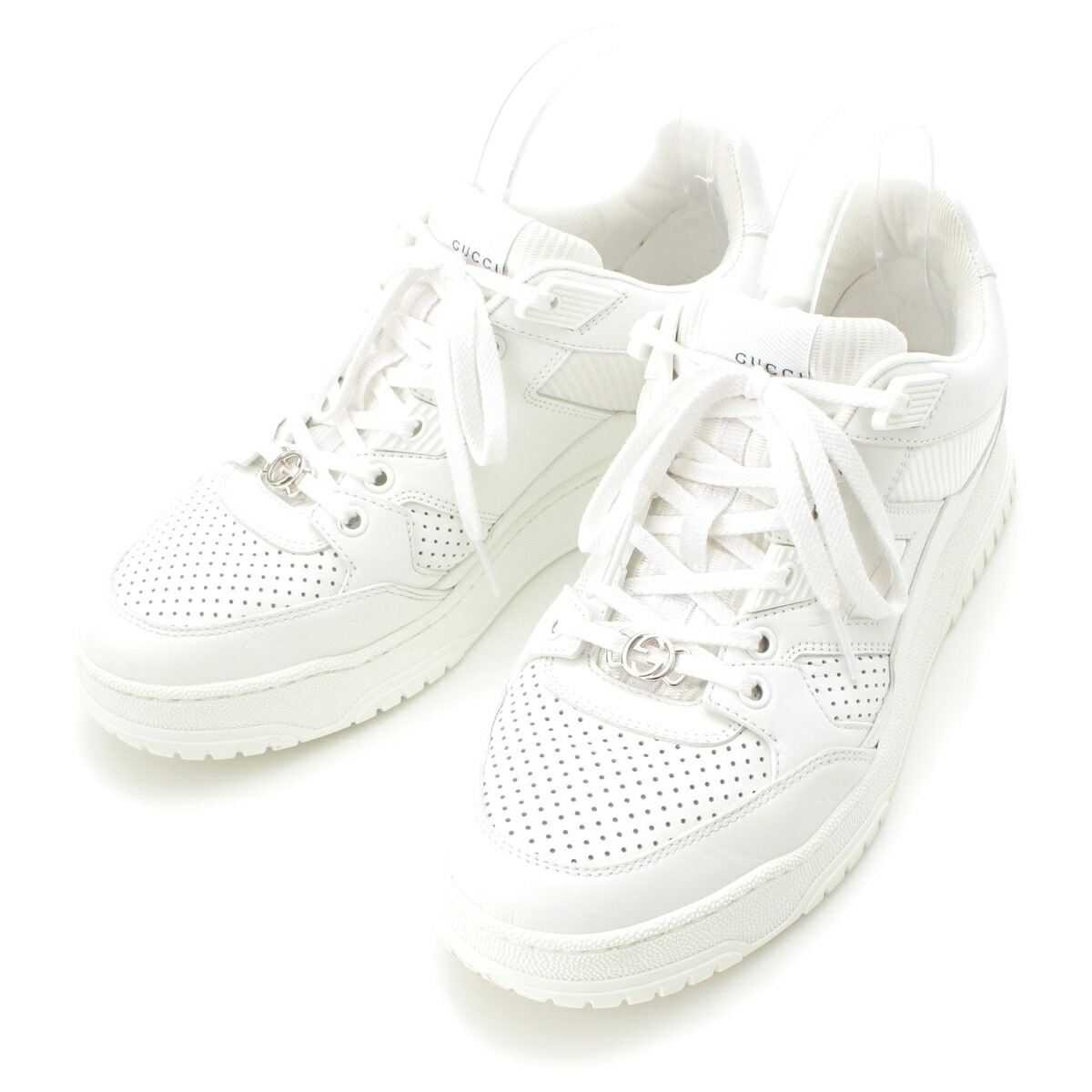 GUCCI ホワイトメッシュスニーカー　GUCCI シェリーライン　シューズ GUCCI ホワイトメッシュスニーカー GUCCI シェリーライン シューズ