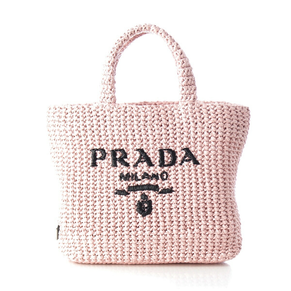 PRADA　プラダ　クロシェトートバッグ1BG393　カゴ　ラフィア　パープル PRADA プラダ トートバッグ 1BG393 2A2T レディース ラフィア