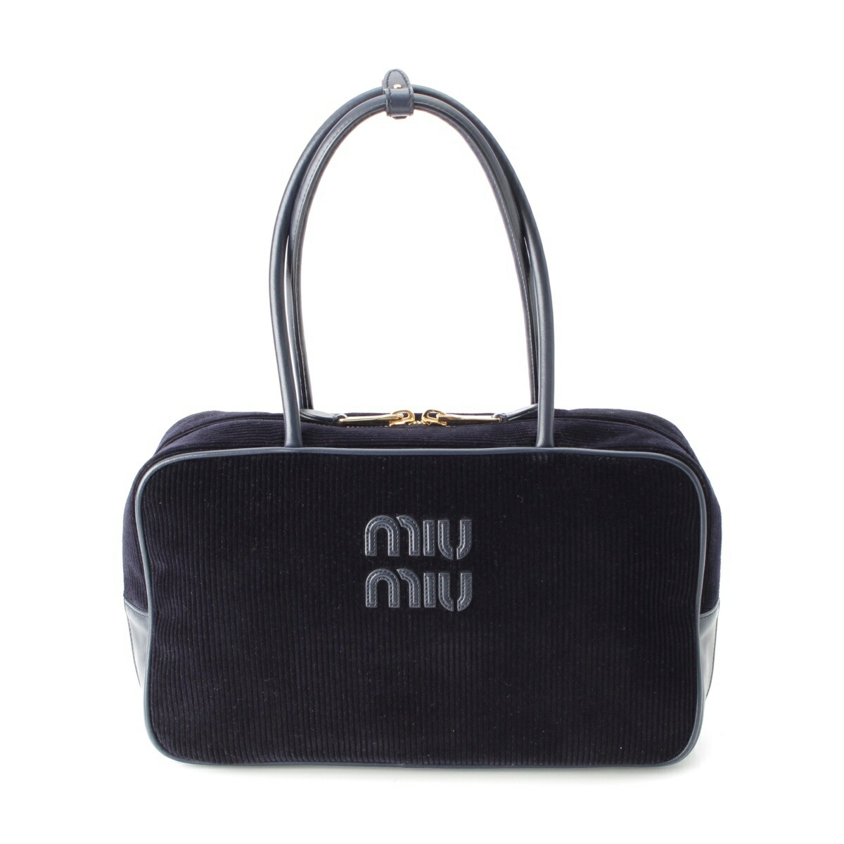 miumiu ミュウミュウ　レザーハンドバッグ　ボストンバッグ　トートバッグ MIU MIU - miu miu / ミュウミュウ | 2Way レザー ボストン