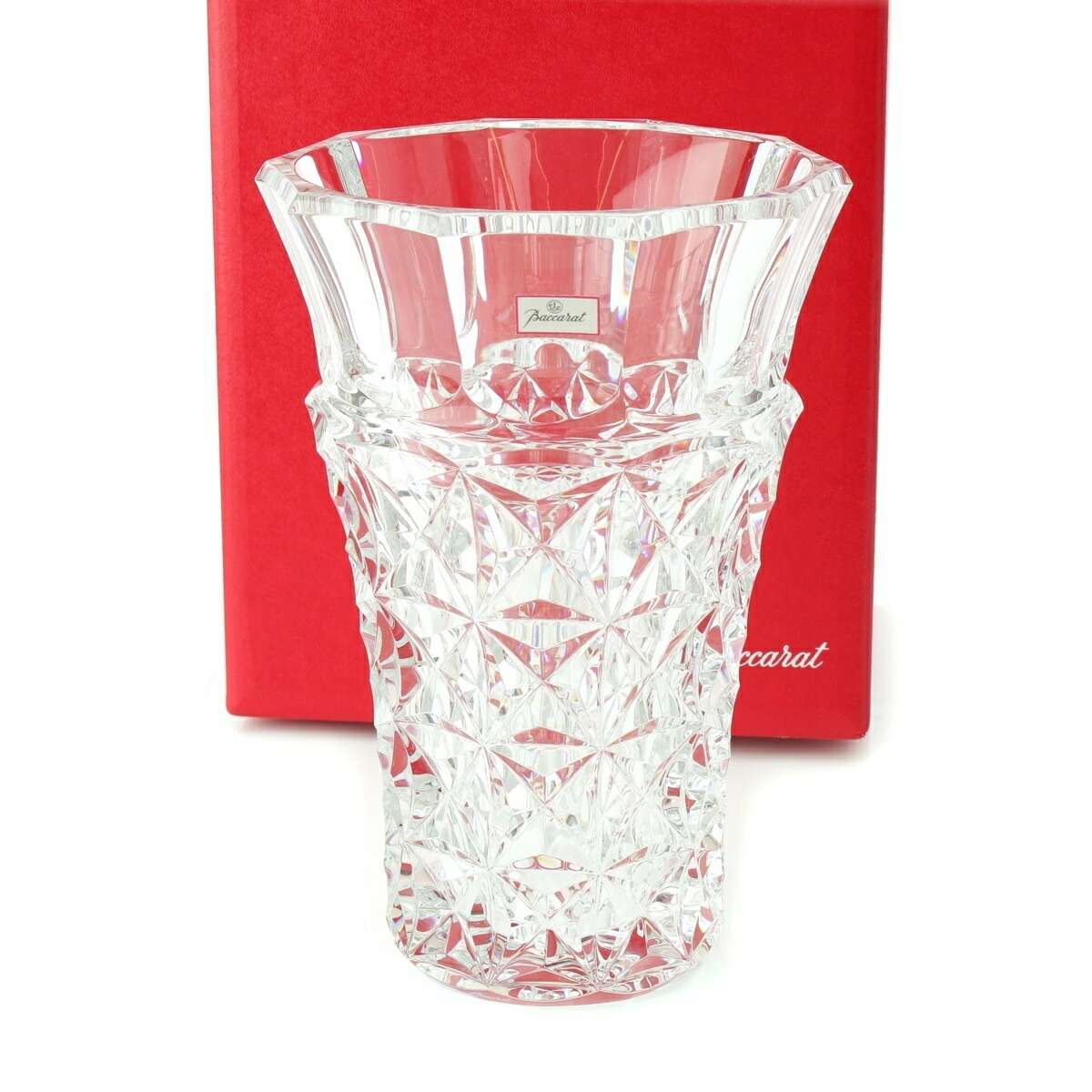 新品未使用　バカラ Baccarat 一輪挿し　ハート柄 楽天市場】Baccarat バカラ クリスタル スリーハート ペーパー