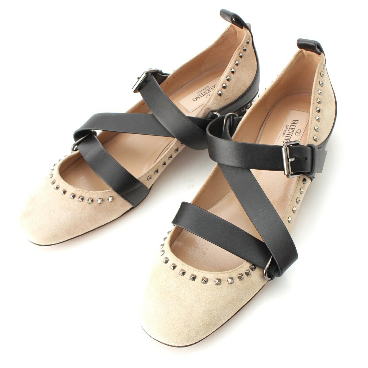 新品未使用　VALENTINO フラットシューズ 2025年最新】valentino garavani レディース フラットシューズ