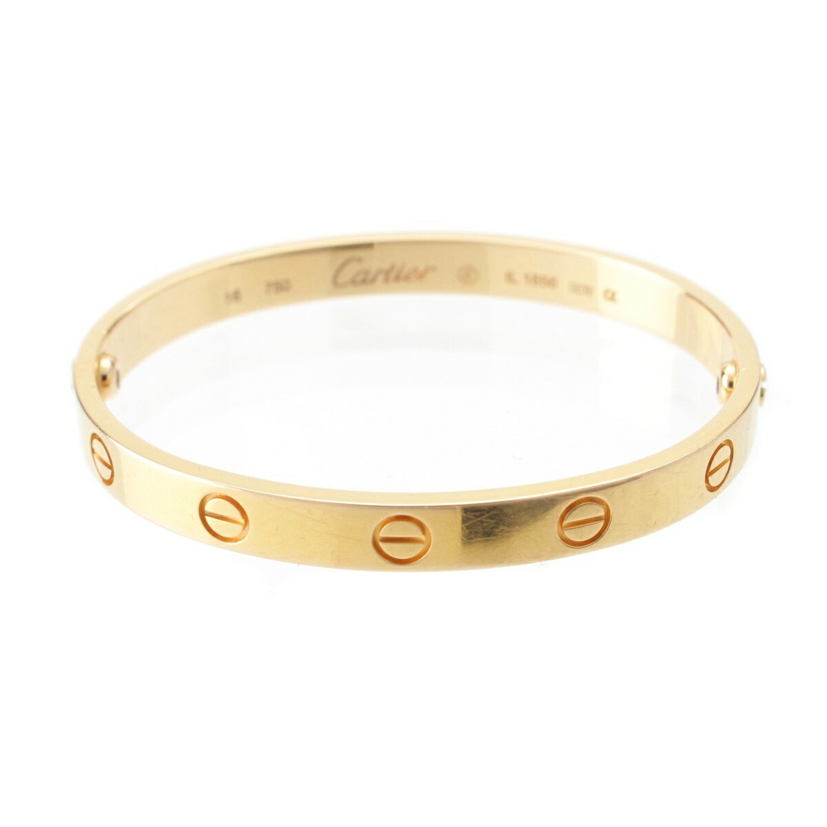 カルティエ ラブブレス 16 ピンクゴールド オープン B6032617