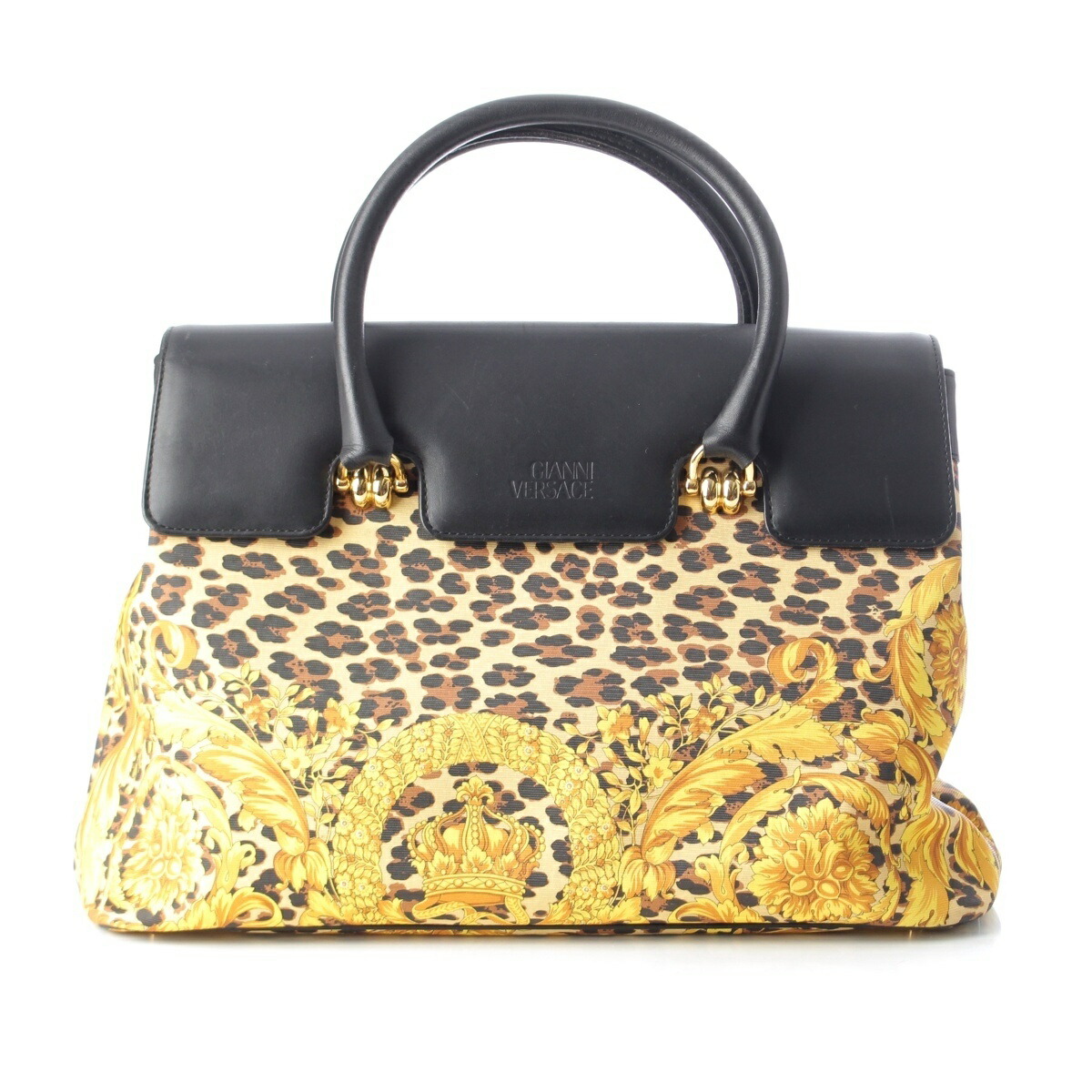 Gianni Versace ジャンニ・ヴェルサーチ ハンドバッグ　レオパード柄 楽天市場】【バッグ】GIANNI VERSACE ジャンニ ヴェルサーチ