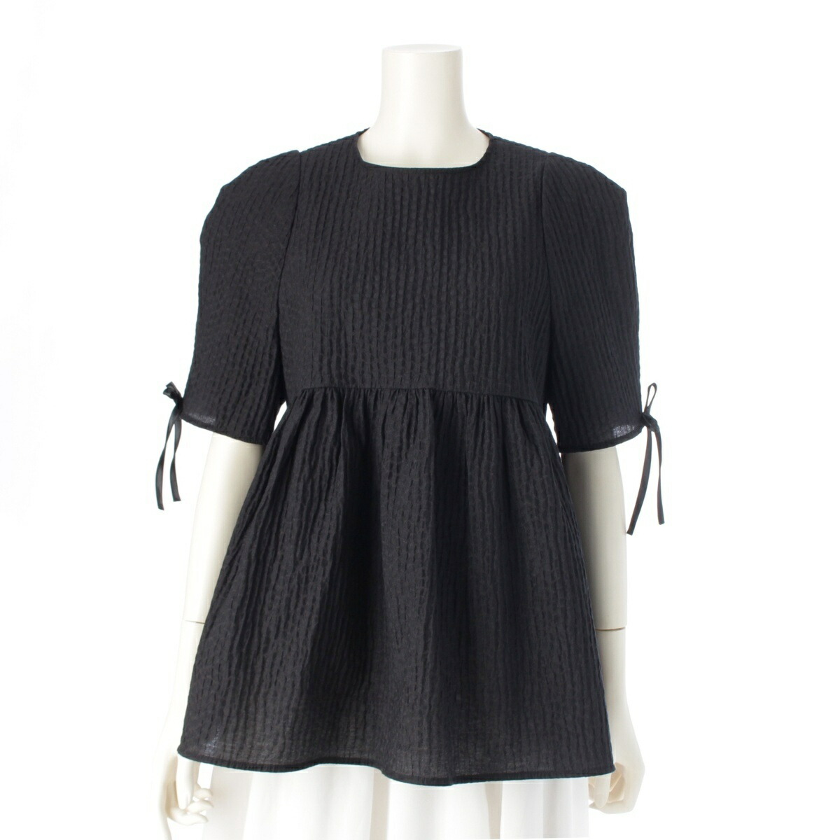 楽天市場】【ヨリ】yori 21年 パフスリーブ リボン バンドカラー