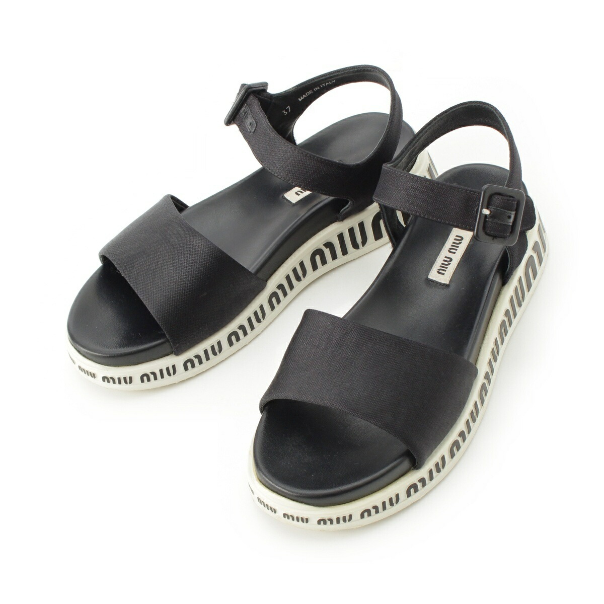 楽天市場】【ミュウミュウ】Miu Miu ミュウラン グリッター ベルクロ