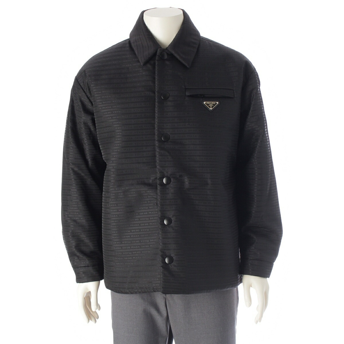 並行輸入品　美品　プラダ アディダス　ナイロンジャケット ブラック プラダ×アディダス Re Nylon リ ナイロン 21AW ナイロン