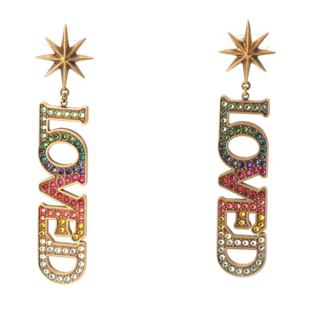 楽天市場】【ジュエリー】GUCCI グッチ GGロゴ ラインストーン ピアス