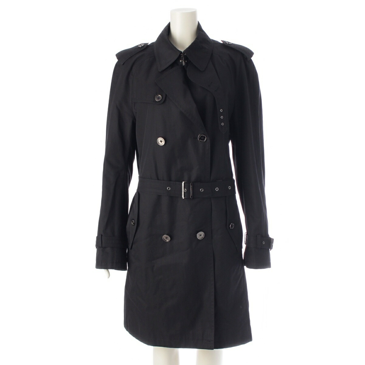 極美品✨XL バーバリーブラックレーベル トレンチコート 黒 ベルト付き BURBERRY BLACK LABEL（トレンチコート）のフリマアイテム一覧
