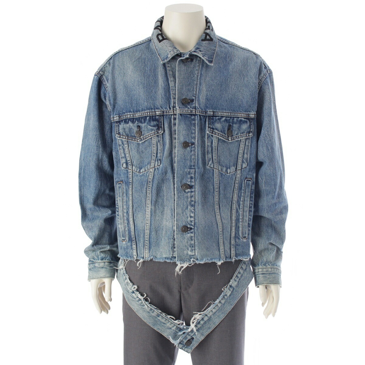 楽天市場】【バレンシアガ】Balenciaga 19AW デニム切り替え ロゴ