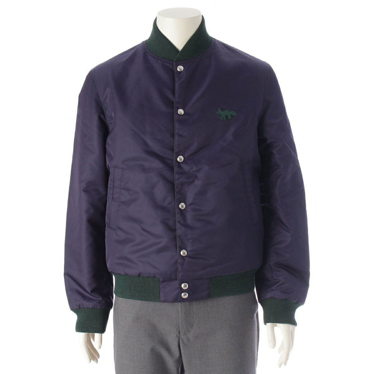 楽天市場】【中古】MAISON KITSUNE ボンバージャケット ブラック