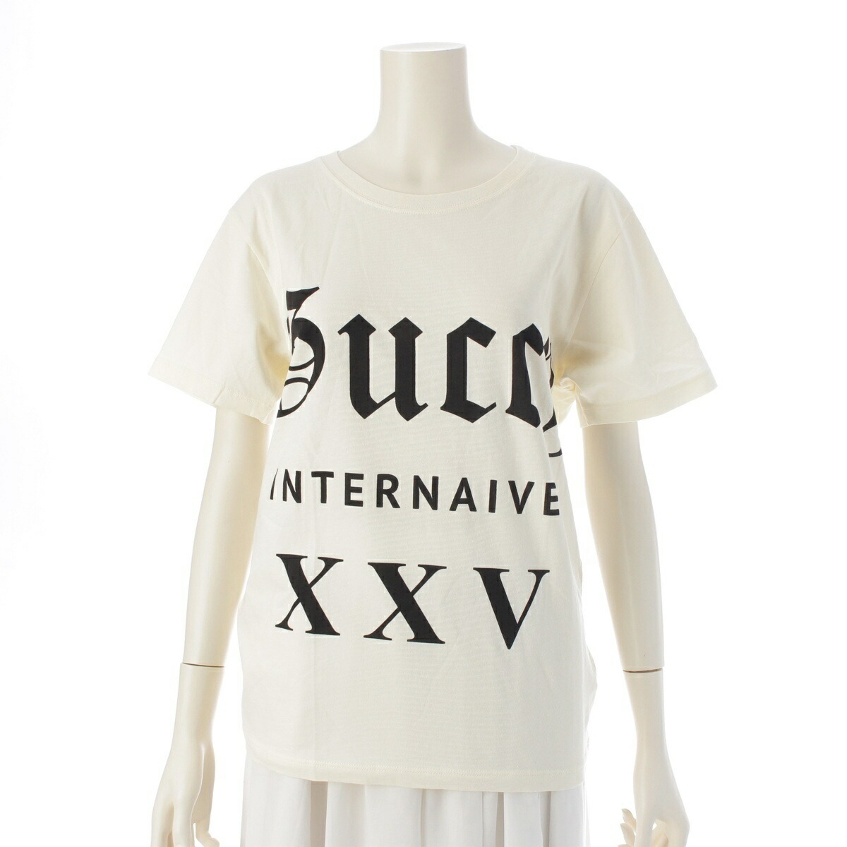 GUCCI テニスモチーフ 注文 Tシャツ Sサイズ アイボリー GUCCI テニス