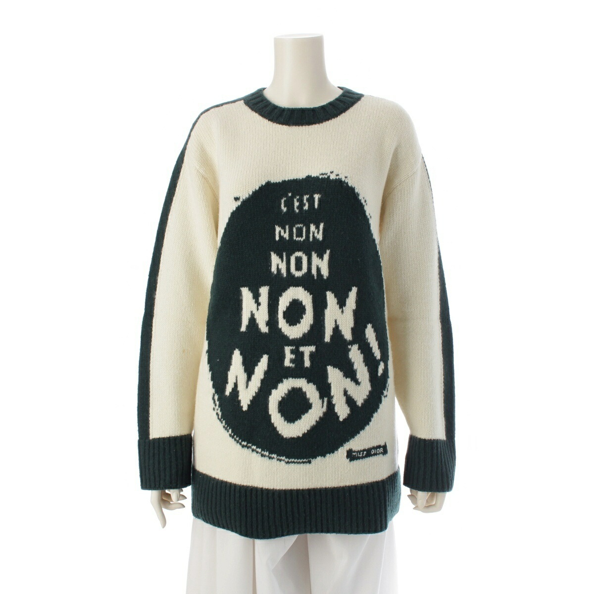 楽天市場】ディオール Dior カシミヤ×ウール 1947 ロゴ 長袖 ニット