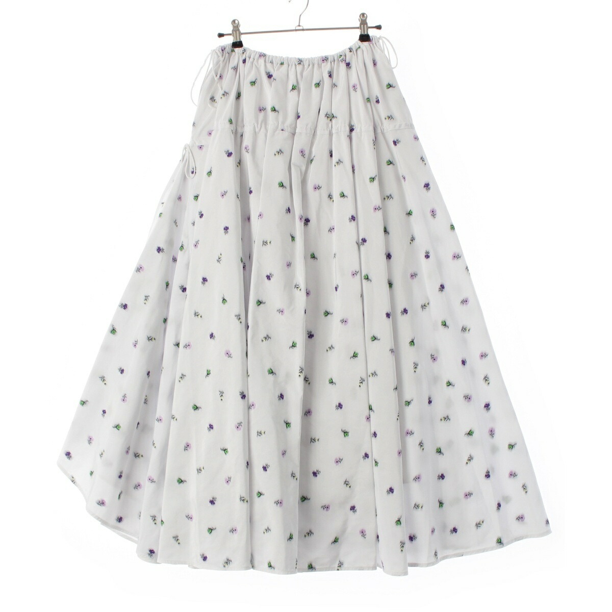 新品　Drawer　ドゥロワー　フレアスカート DRAWER(ドゥロワー)の「Drawer ジャカードアシンメトリーフレア