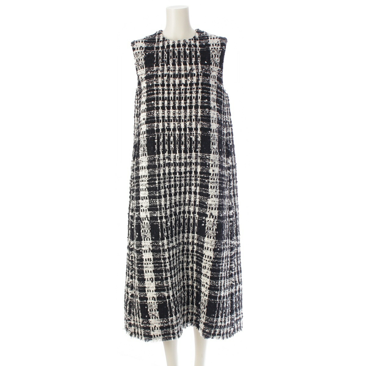 極美品 22AW Drawer ウールVネックノースリーブワンピース 極美品 22AW Drawer ウールVネックノースリーブワンピース Drawer