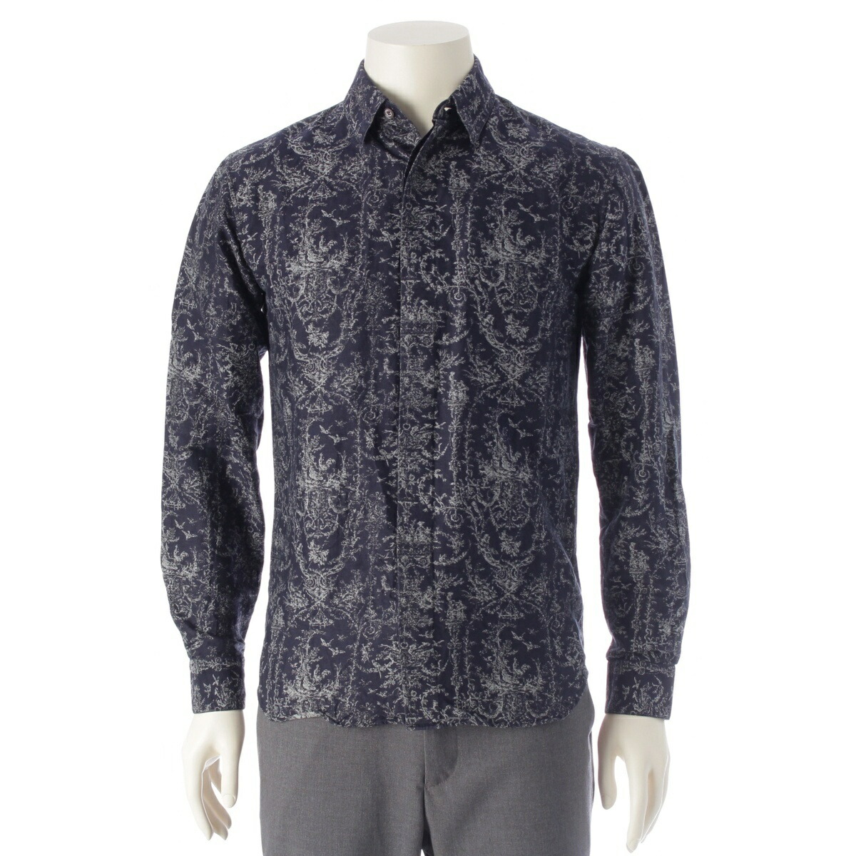 『DIOR HOMME』ディオール オム (37) シャンブレーシャツ DIOR HOMME - dior ディオール シャツ 刺繍入りの通販 by k's