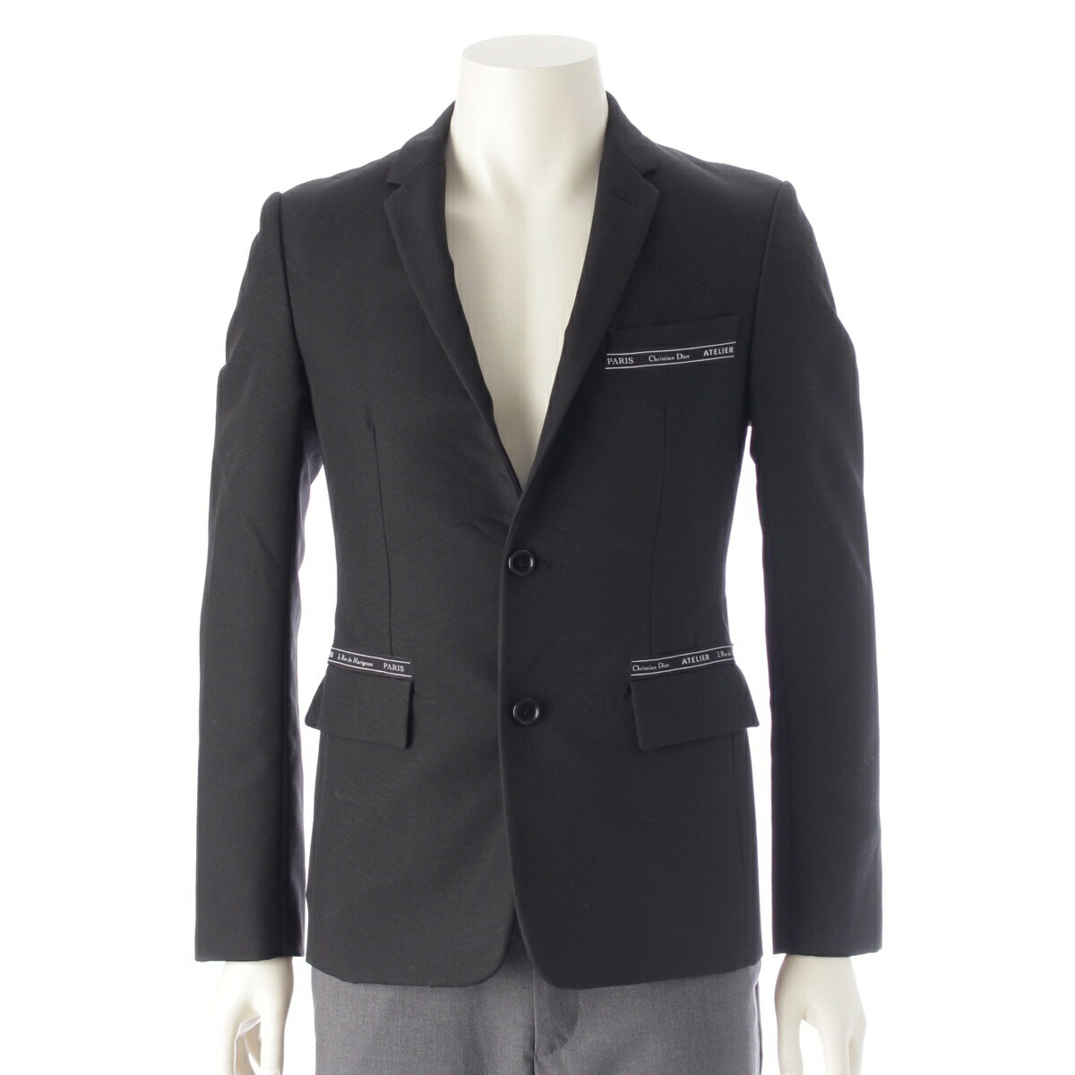 楽天市場】【ディオール】DIOR ダブルブレスト ウール シルク