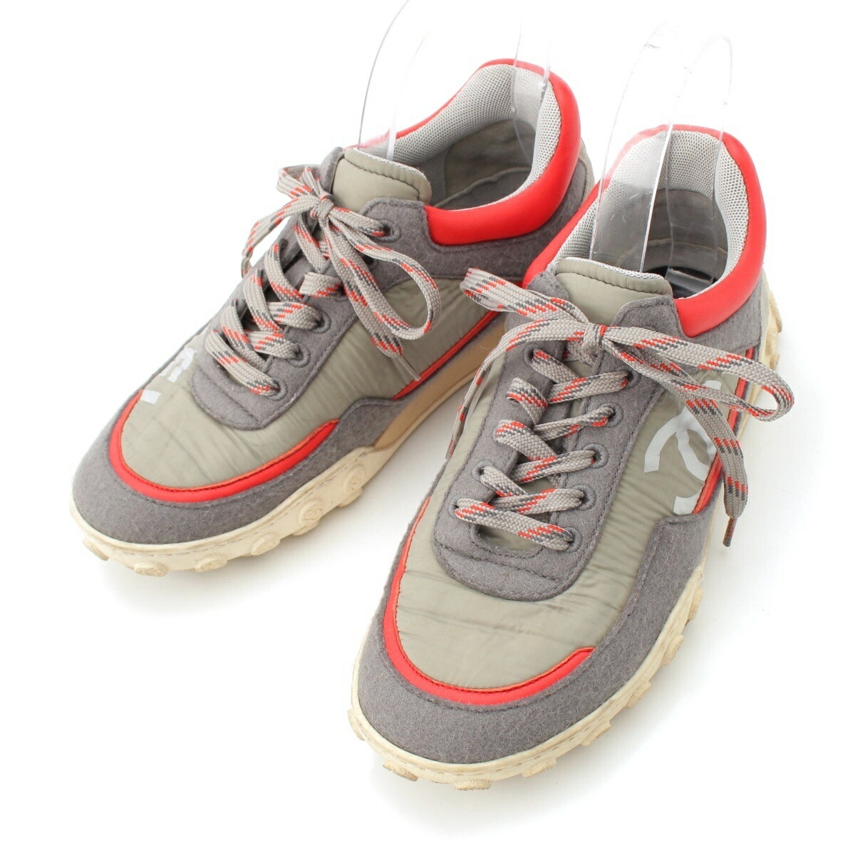 楽天市場】【シャネル】Chanel ココマーク スエード レースアップ