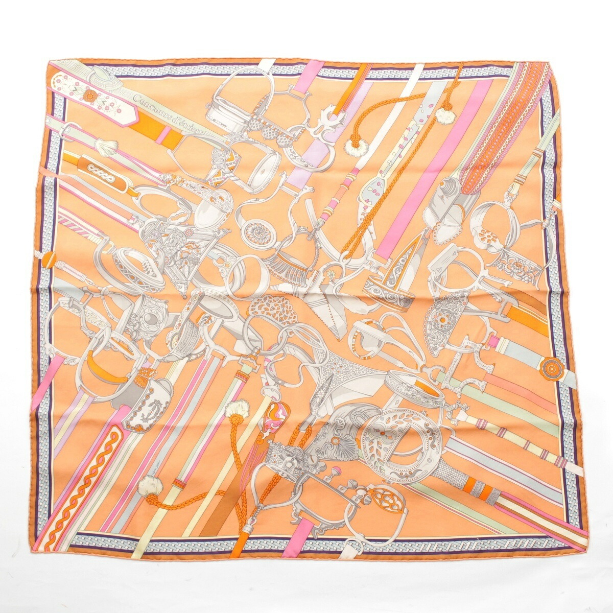 楽天市場】【新品・未使用品】エルメス HERMES カレ 55 バンダナ