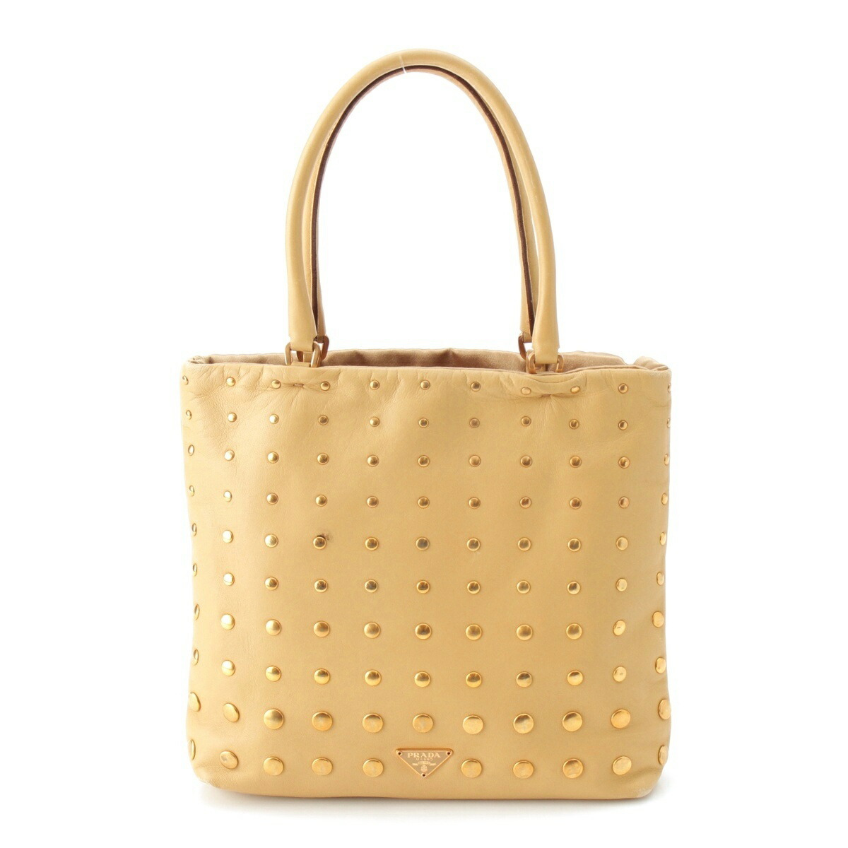 美品 プラダ PRADA トライアングル スモールトート ショルダーバッグ