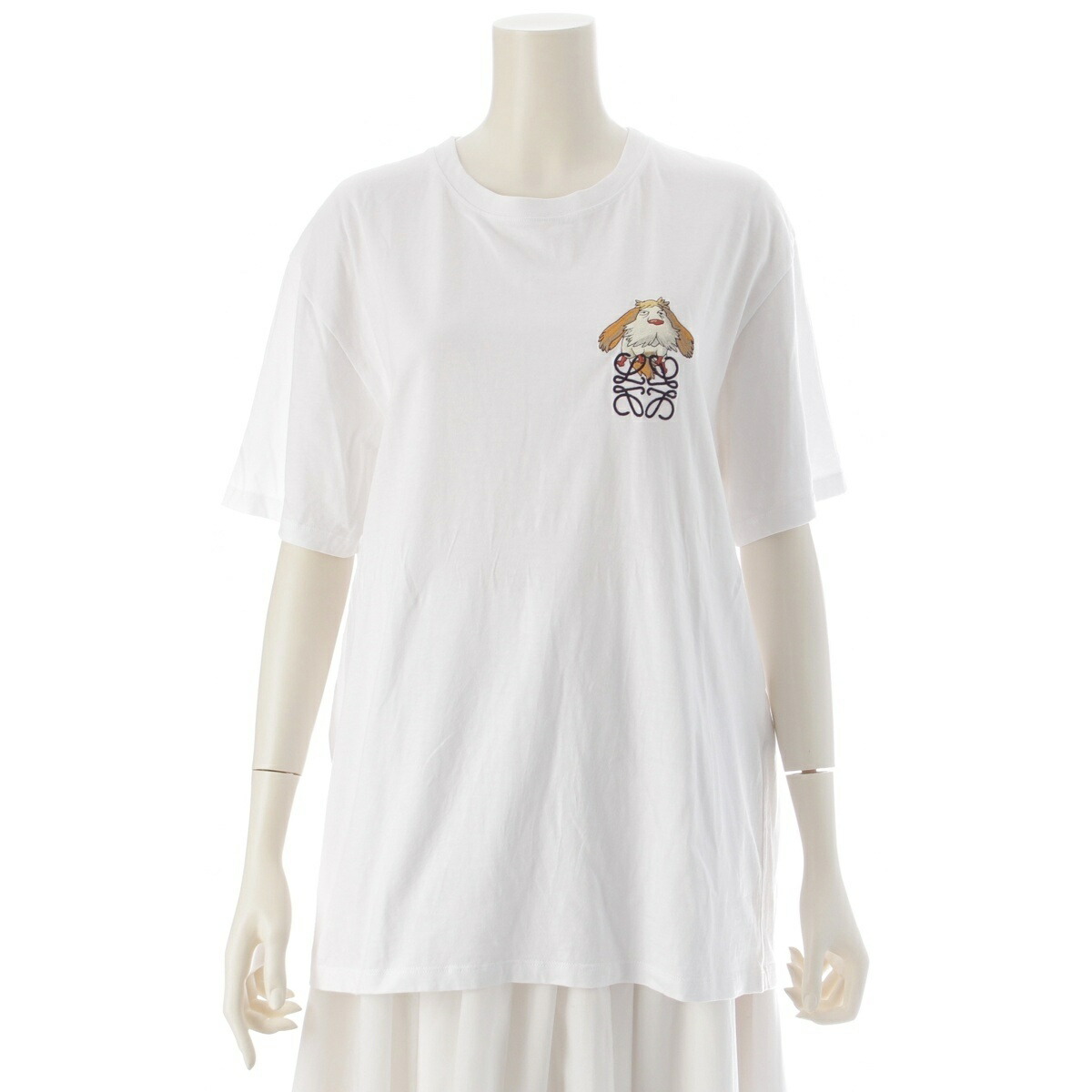 ロエベ×ジブリ まっくろくろすけ 刺繍ダストバニー半袖TシャツS