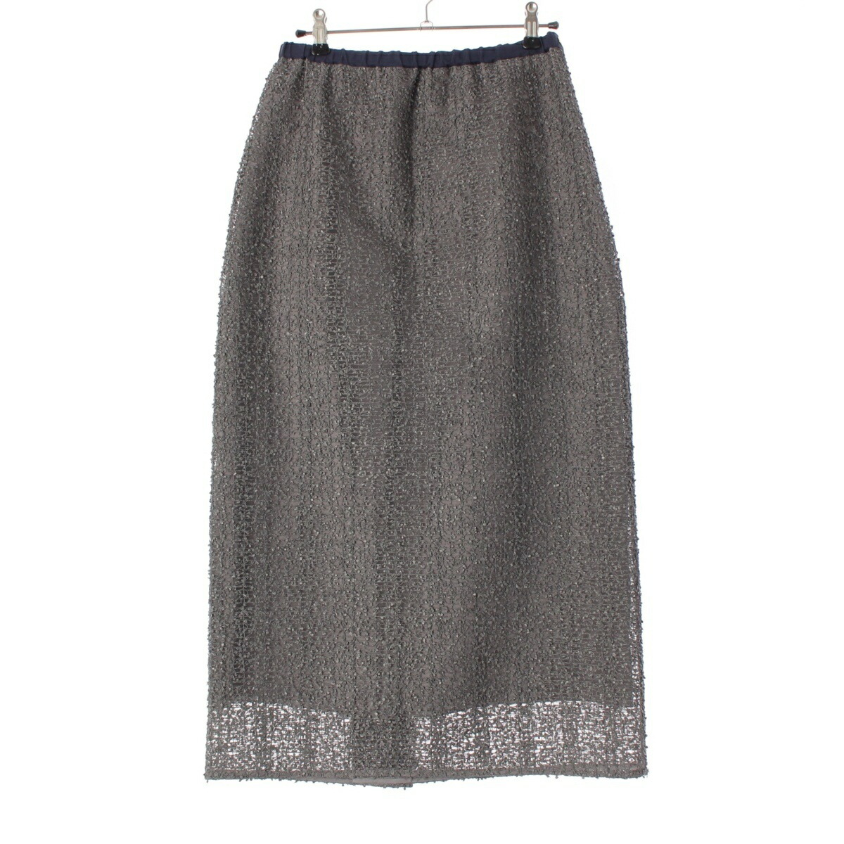 極美品✨定価15万　22AW　ドゥロワー　ジャガード　シルク　スカート　38 ボトムス スカート ロング丈 ジャガード風 花柄 華やか【lssk207