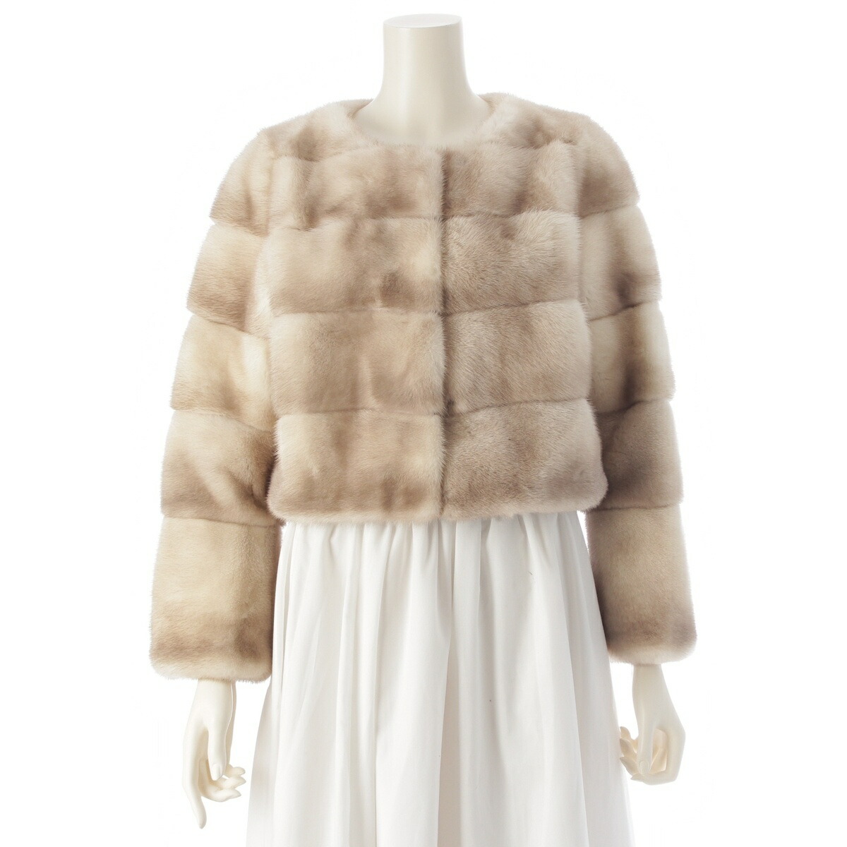 楽天市場】FOXEYフォクシー 新品同様□35904 Champagne ミンクファー付