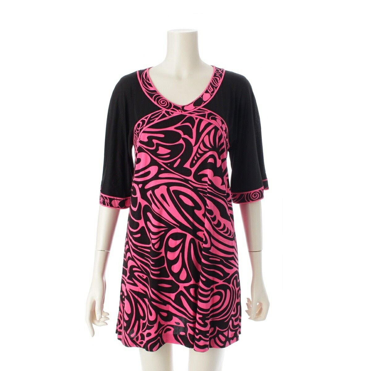 楽天市場】【レオナール】LEONARD カンカン素材 花柄 ワンピース