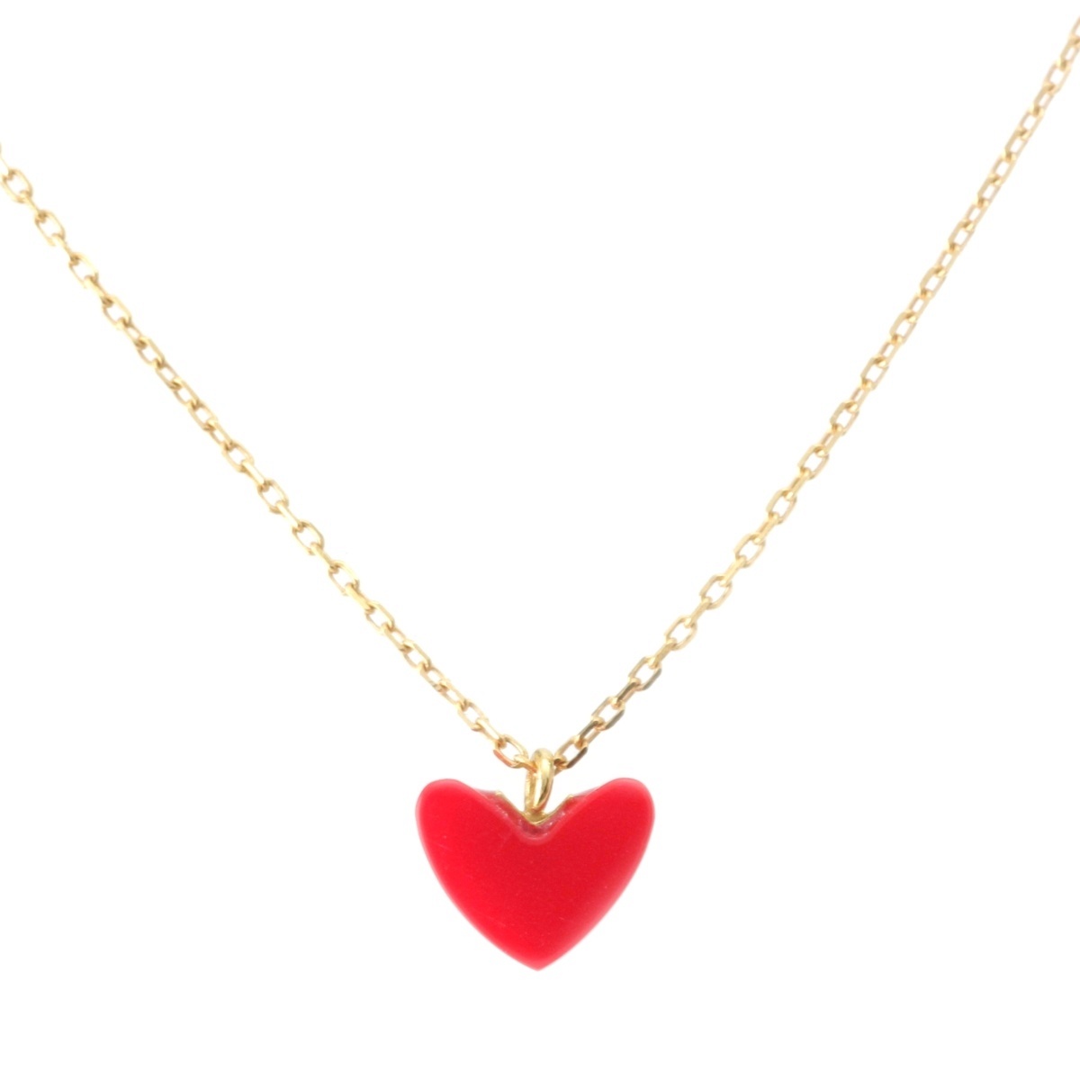 AHKAH　アーカー　キスミー　ネックレス　レッド　k18 レア品　希少 AHKAH アーカー キスミー ネックレス レッド k18 レア品 希少