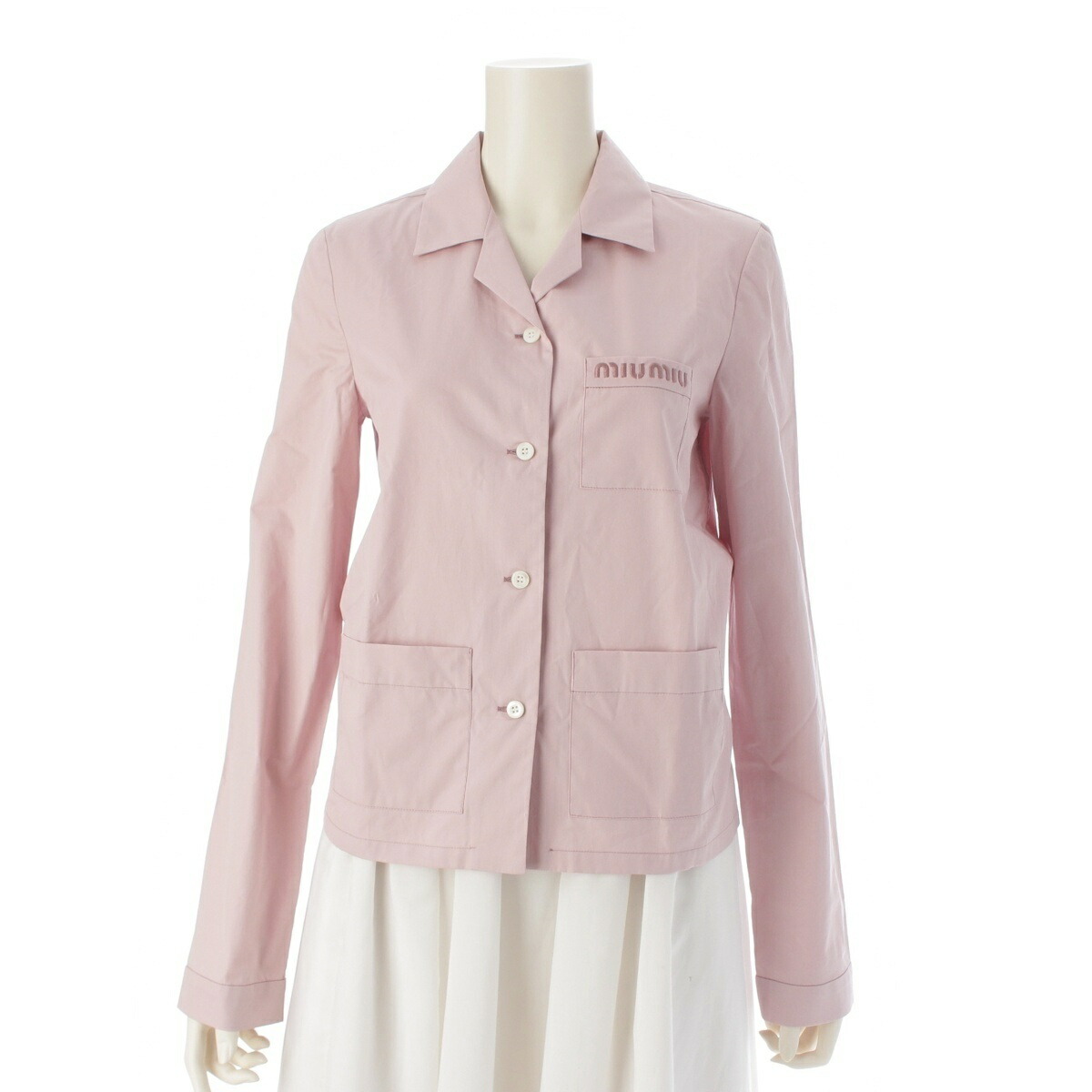 楽天市場】【ミュウミュウ】Miu Miu 23年 ロゴジャガード ボンバー