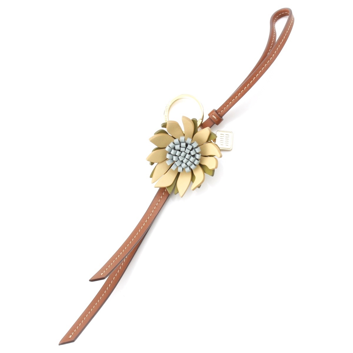 楽天市場】ミュウミュウ MIUMIU チャーム キーリング ミラー レザー