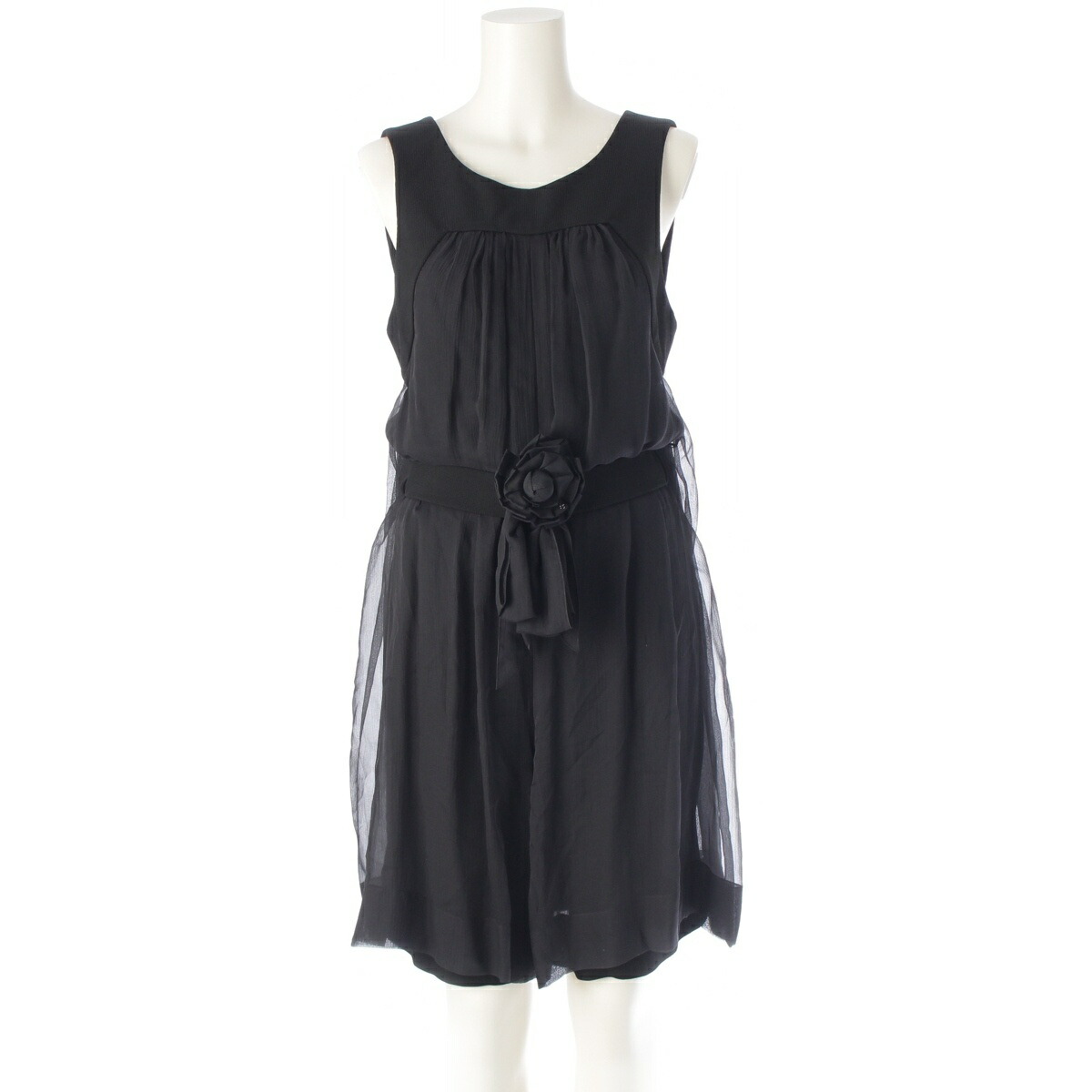 楽天市場】シャネル CHANEL シルク コットン ノースリーブ ニット