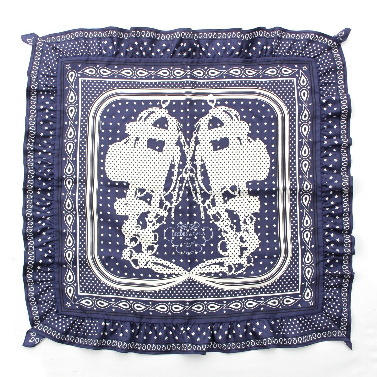 楽天市場】エルメス Hermes カレ90 BRIDES de GALA 式典用の馬勒