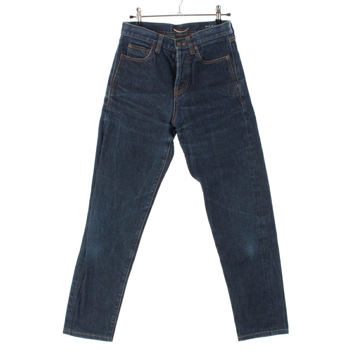 SAINT LAURENT ストレートデニム 30 SAINT LAURENT】サンローランYSL リジットストレートデニム 30インチ