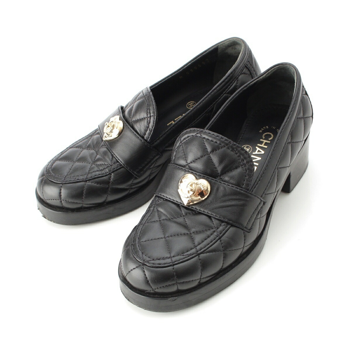 楽天市場】【シャネル】Chanel 17AW ココマーク ラメ オペラシューズ