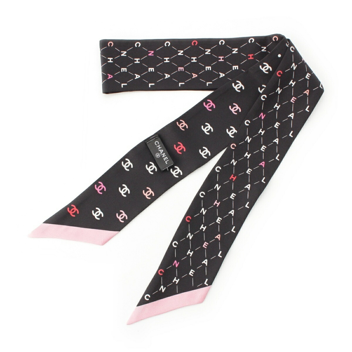 楽天市場】CHANEL シャネル ココマーク タグ ツイード柄 スカーフ 約