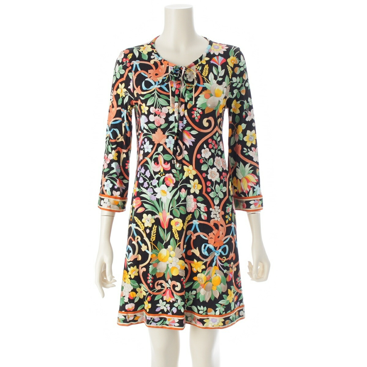 楽天市場】【レオナール】LEONARD フレアスリーブ フラワープリント