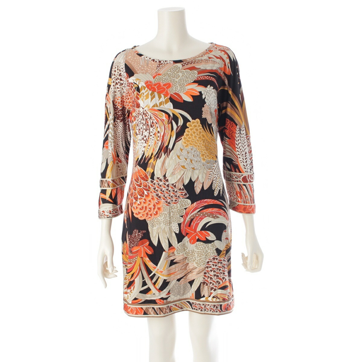 楽天市場】【レオナール】LEONARD 花柄 ワンピース マルチカラー