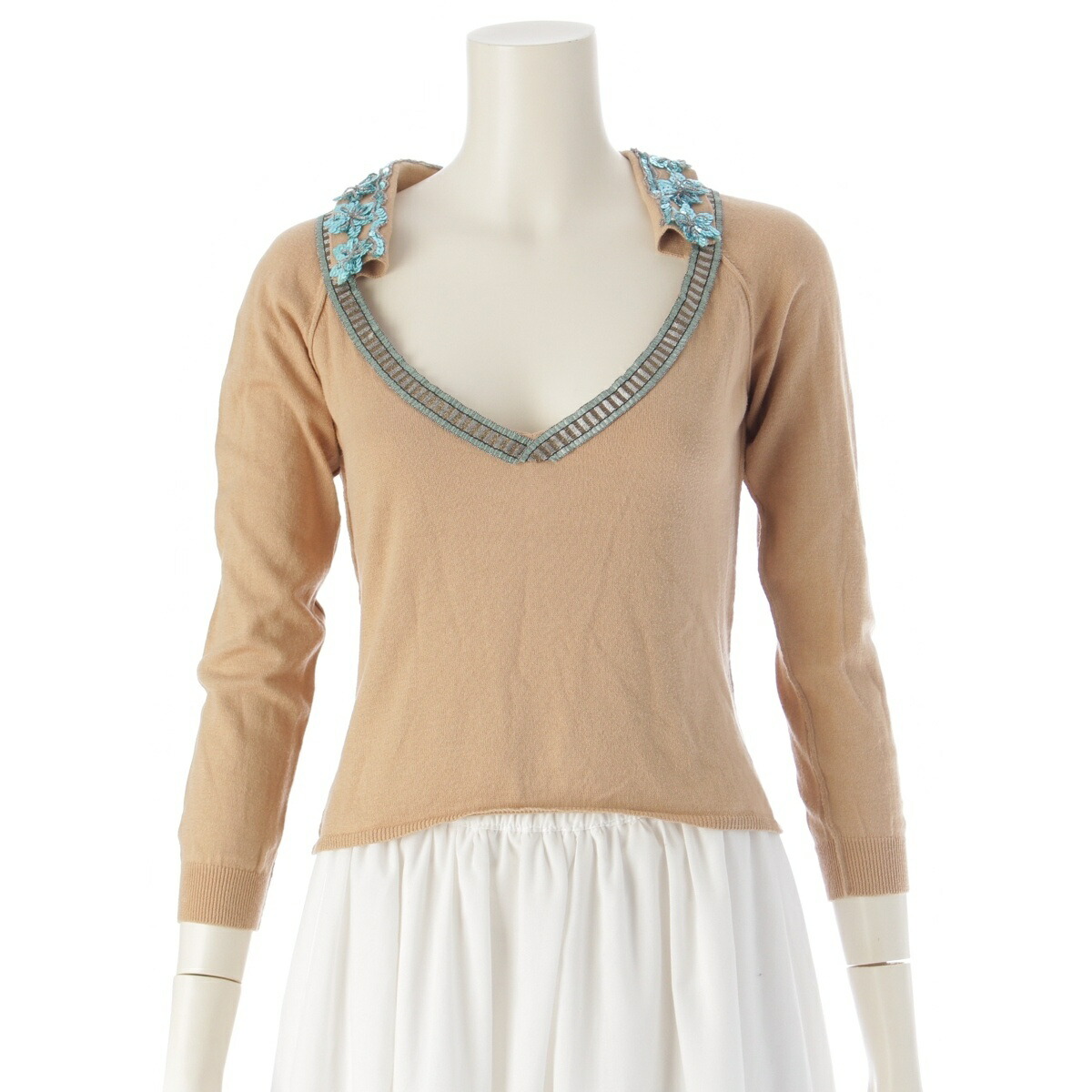 楽天市場】ミュウミュウ miumiu サイズ:40 MML881 バックロゴカシミヤ