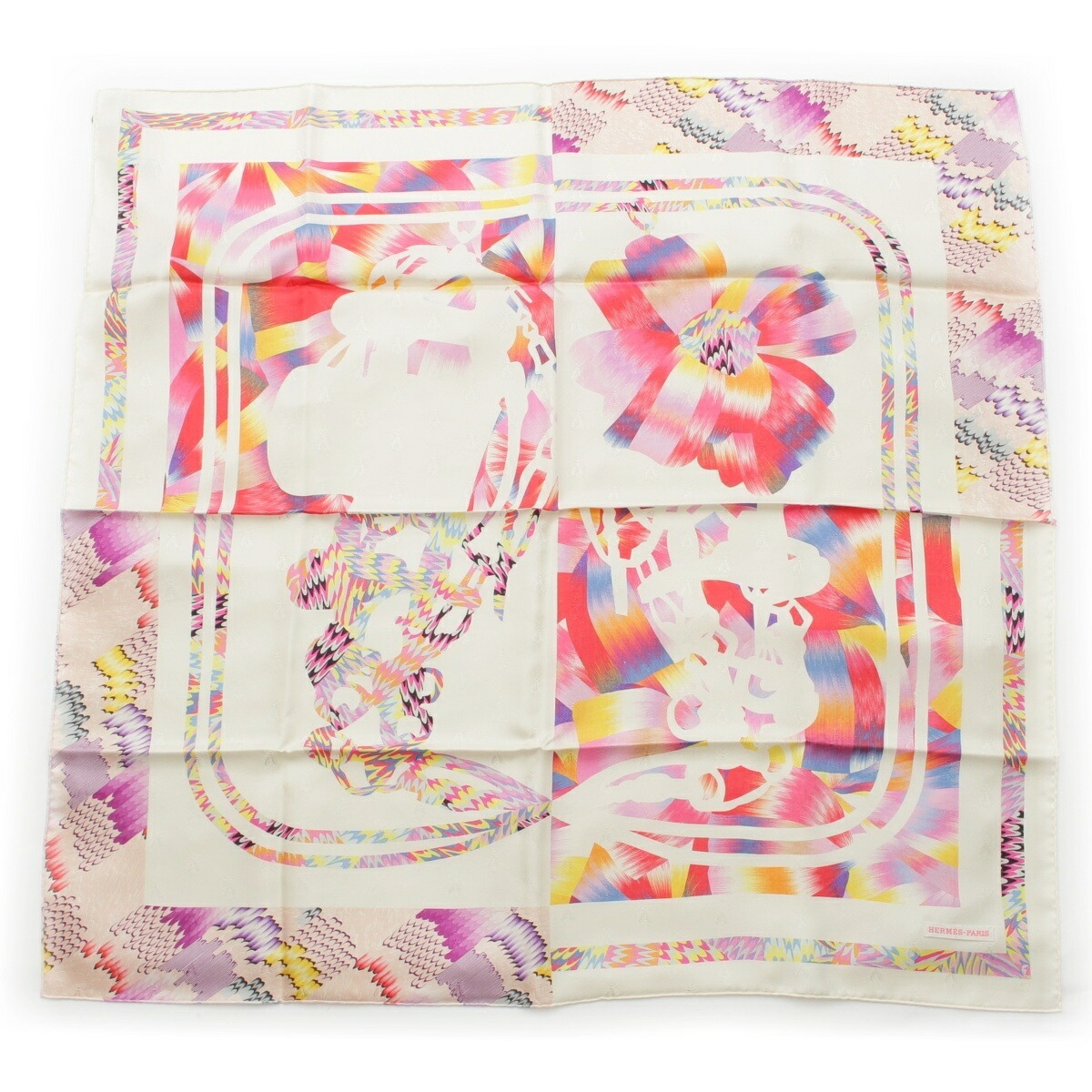 楽天市場】【エルメス】Hermes カレ90 シルクスカーフ BRIDES de GALA
