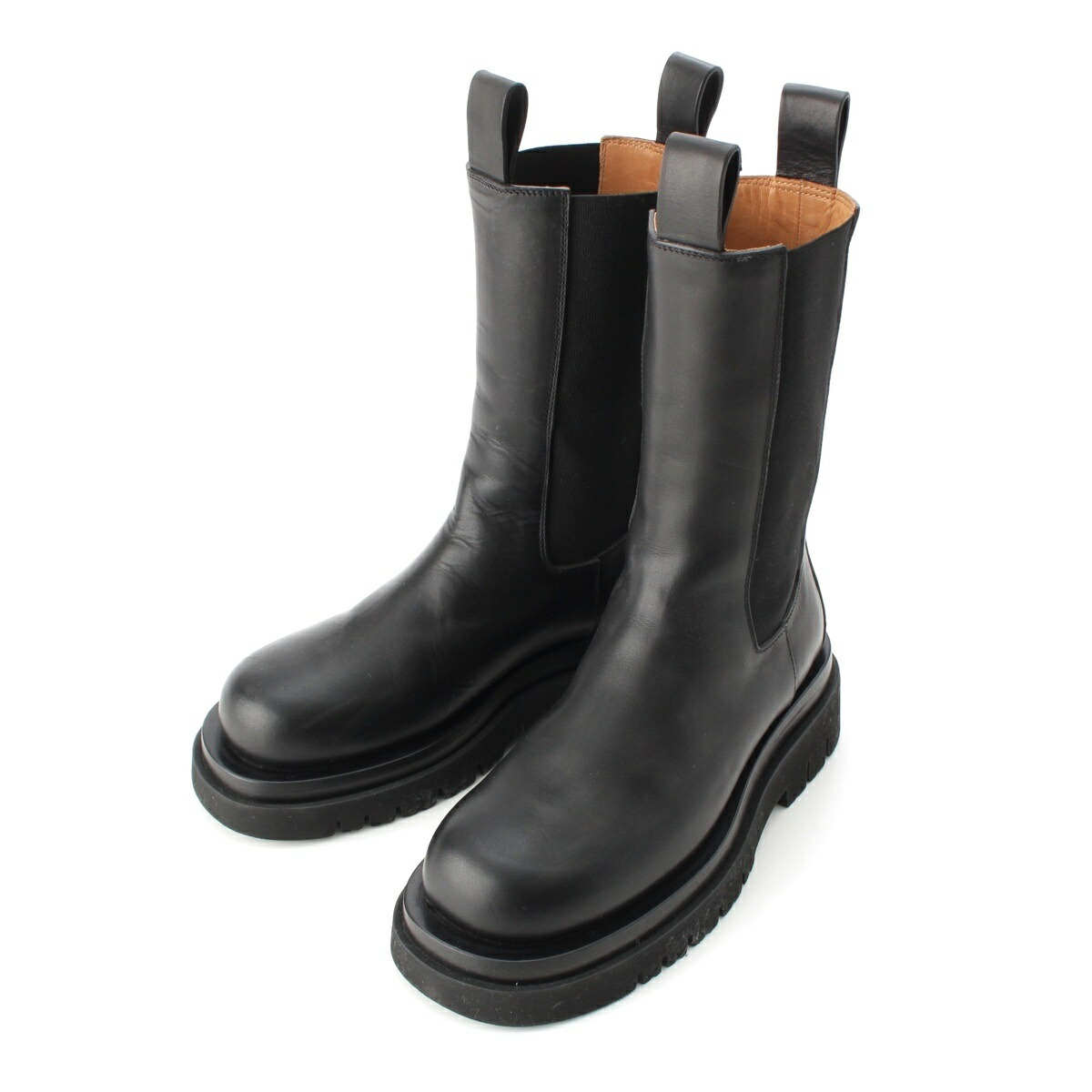 ボッテガべネタ 黒 レザー エンジニアブーツ 25cm 膝下 ボッテガべネタ