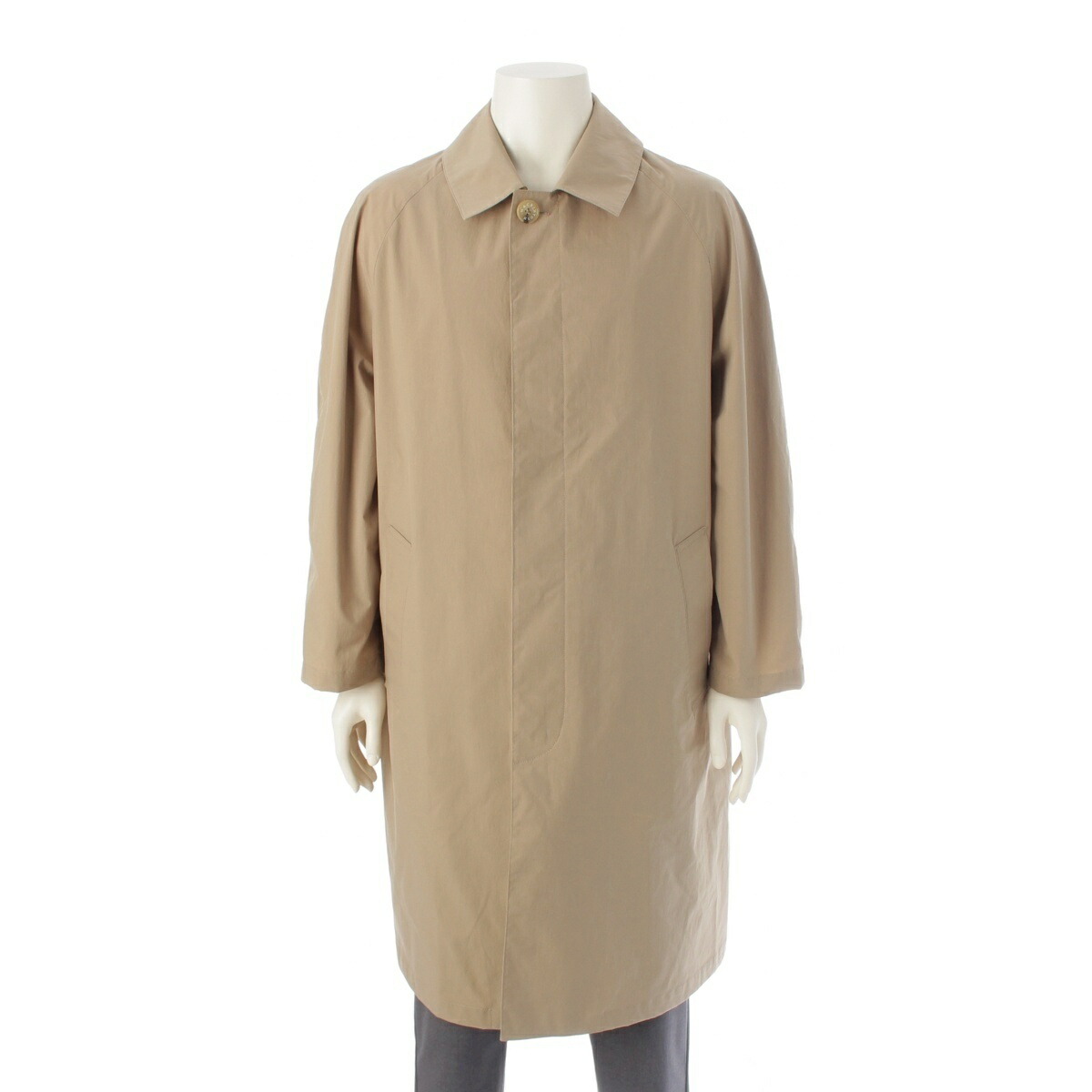 マッキントッシュ Mackintosh サステナブルポリエステル キャンバス バルカラーコート コート 42 ベージュ【中古】【正規品保証】
