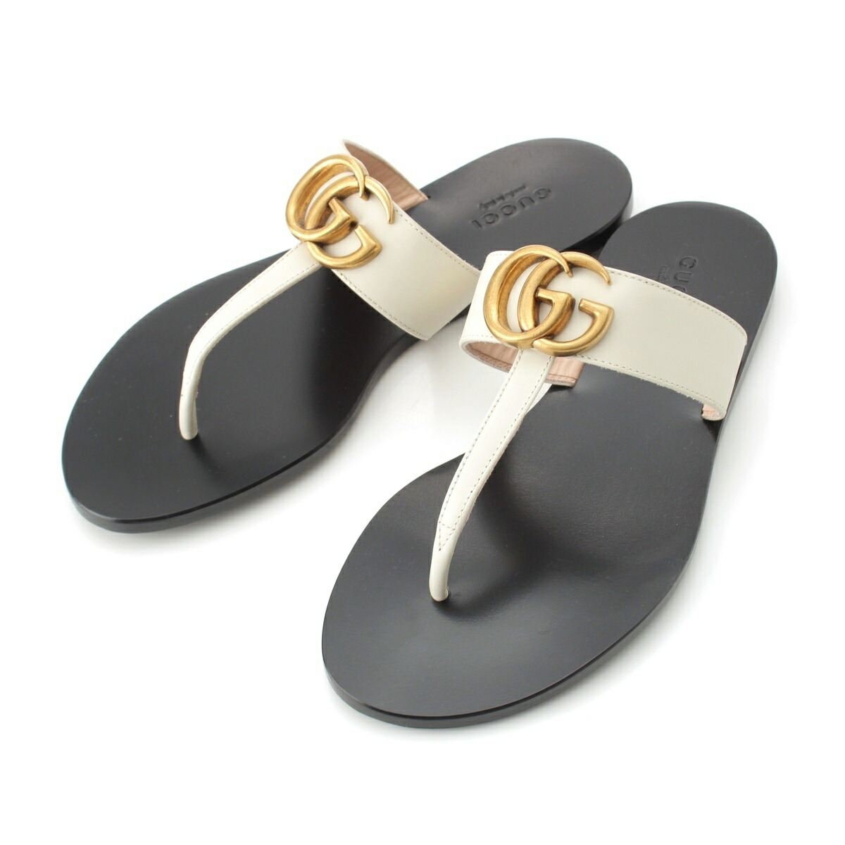 楽天市場】【グッチ】Gucci ホースビット レザー ストラップ サンダル