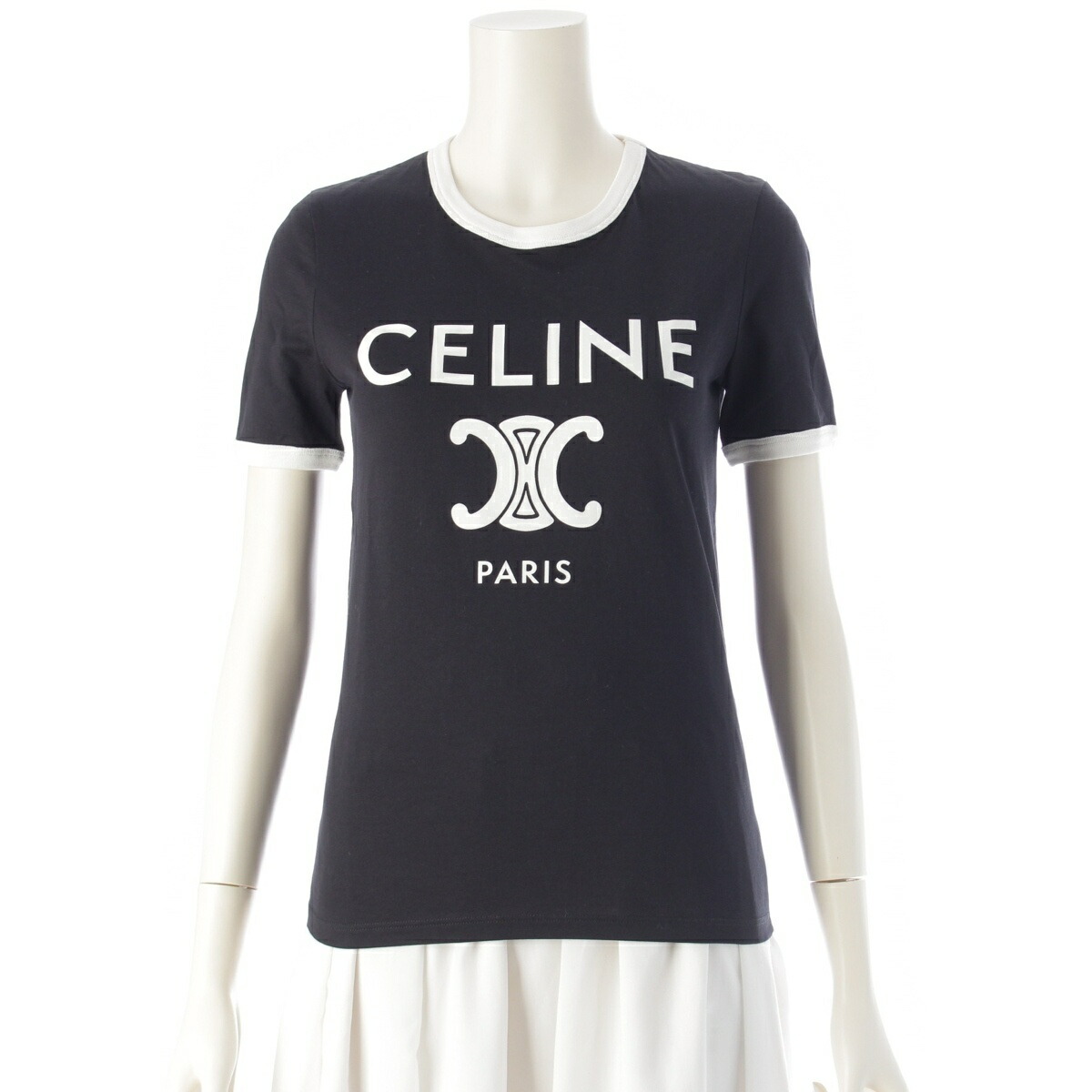 楽天市場】セリーヌ CELINE 24年 コットン CELINE PARISロゴ ルーズ