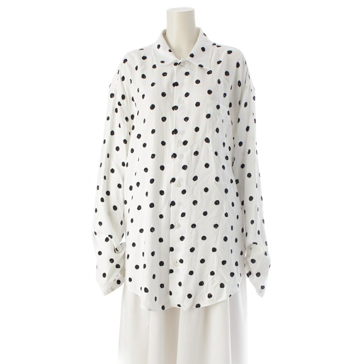 balenciaga バレンシアガ　コクーンシャツ　試着のみ40 balenciaga バレンシアガ コクーンシャツ 試着のみ40