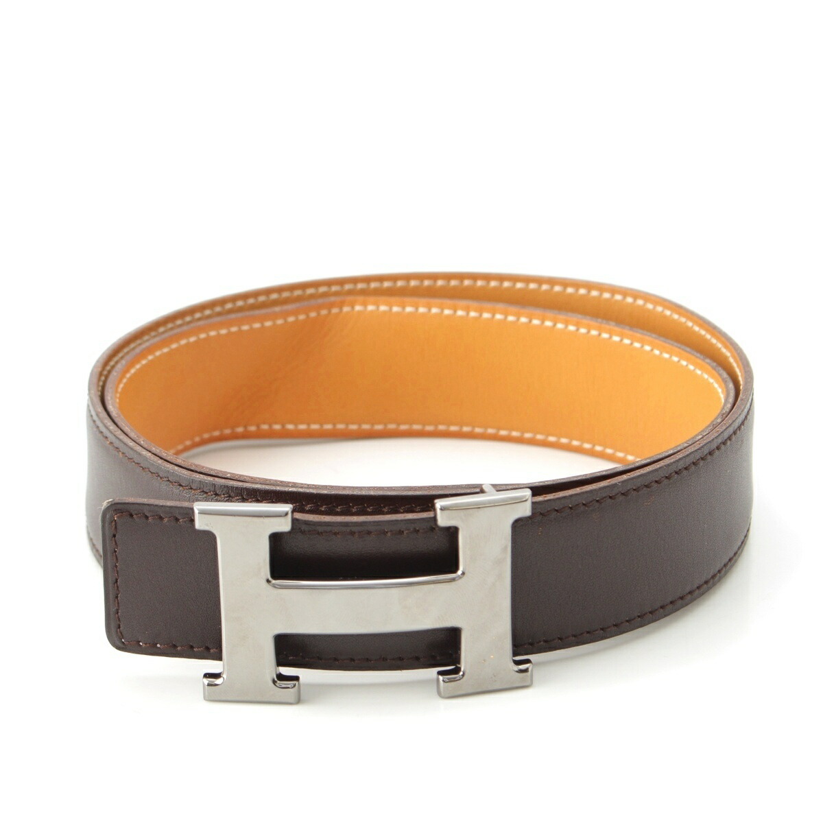 楽天市場】エルメス コンスタンス ベルト E刻印 ブラウン ゴールド金具