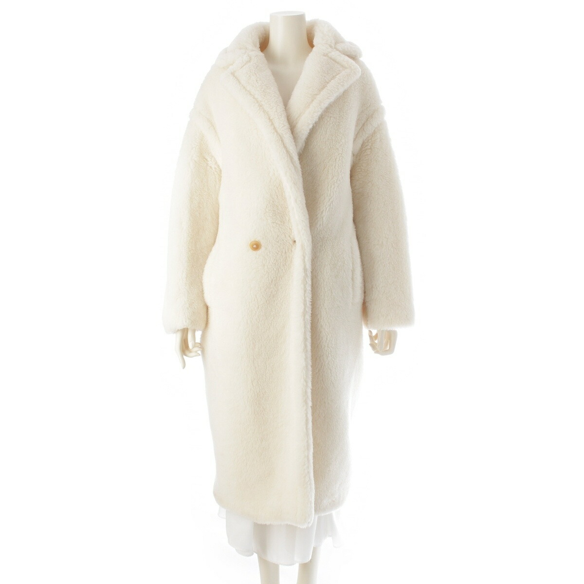 楽天市場】MAX MARA マックスマーラ テディベア アイコン ファーコート